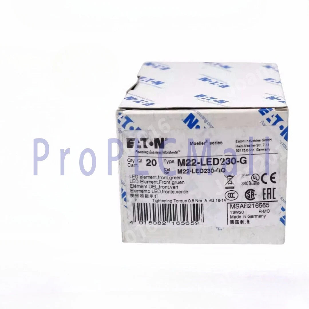 20pcs EATON M22-LED230-G Module with lamp base #F