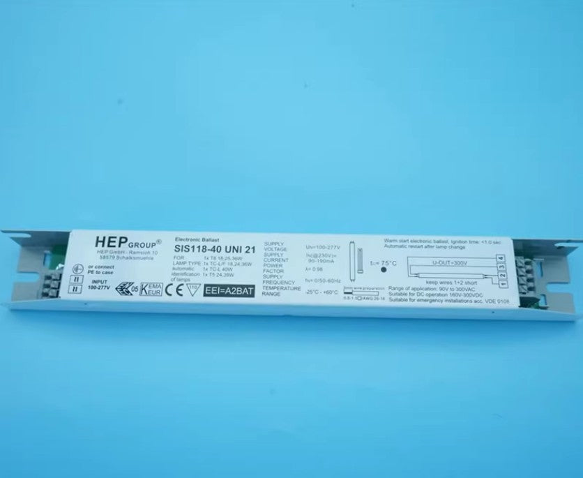 1Pcs   wide voltage ballast SIS118-40 SIS114-35 UNI T8 18W 25W 36W T5 24W 39W