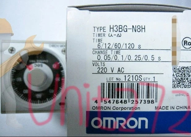 H3BG-N8H H3BG N8H 100-120VAC Omron Time Relay free shipping