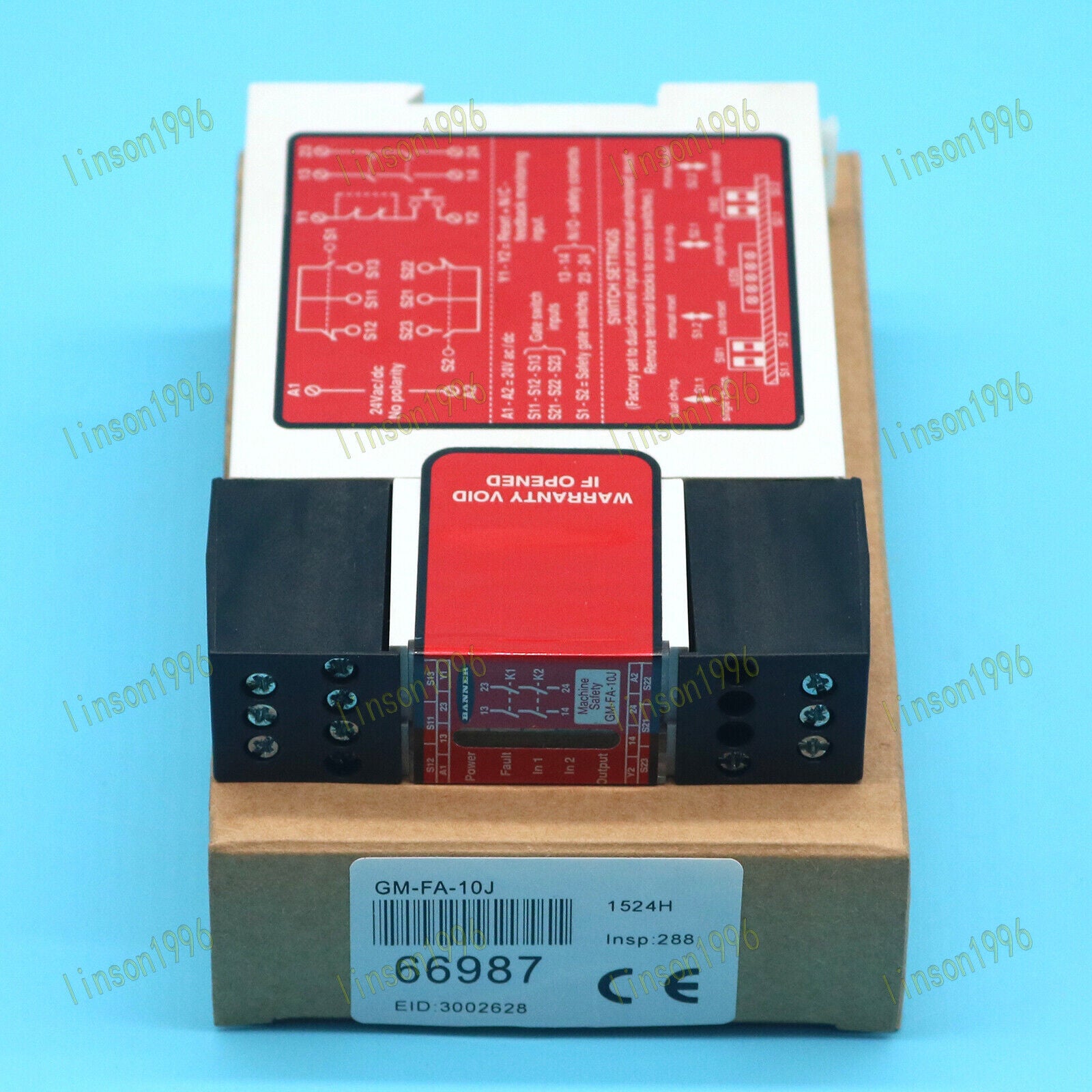 GM FA-10J Banner Safety Relay in Box with 1-Year Warranty - GM