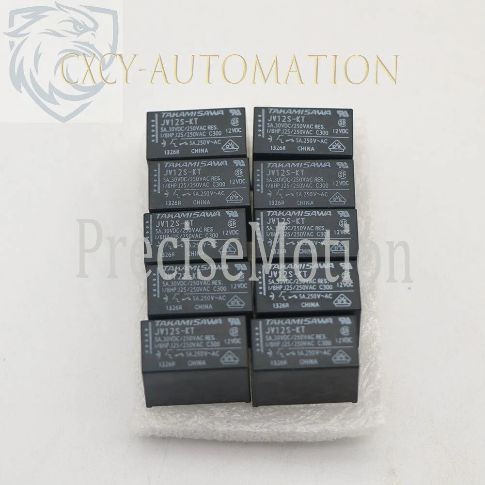 10PC TAKAMISAWA JV12S-KT 12VDC Power Relay 4Pins