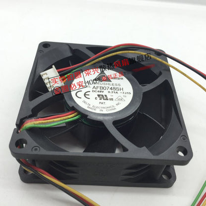DELTA AFB0748SH-7J15 7025 48V 0.21A 4-wire PWM cooling fan