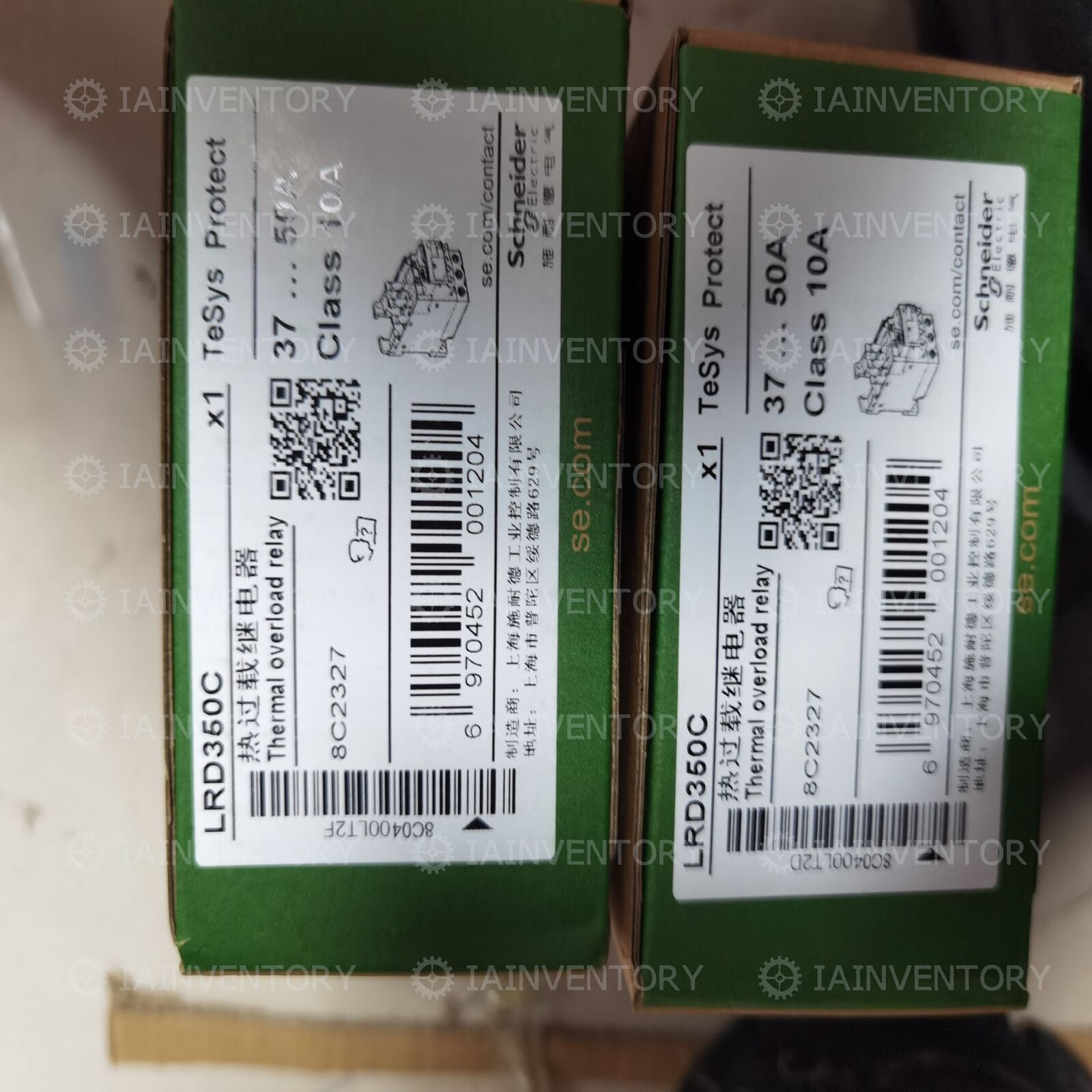 SCHNEIDER LRD350C Thermal Overload Relay 37-50A - SCHNEIDER
