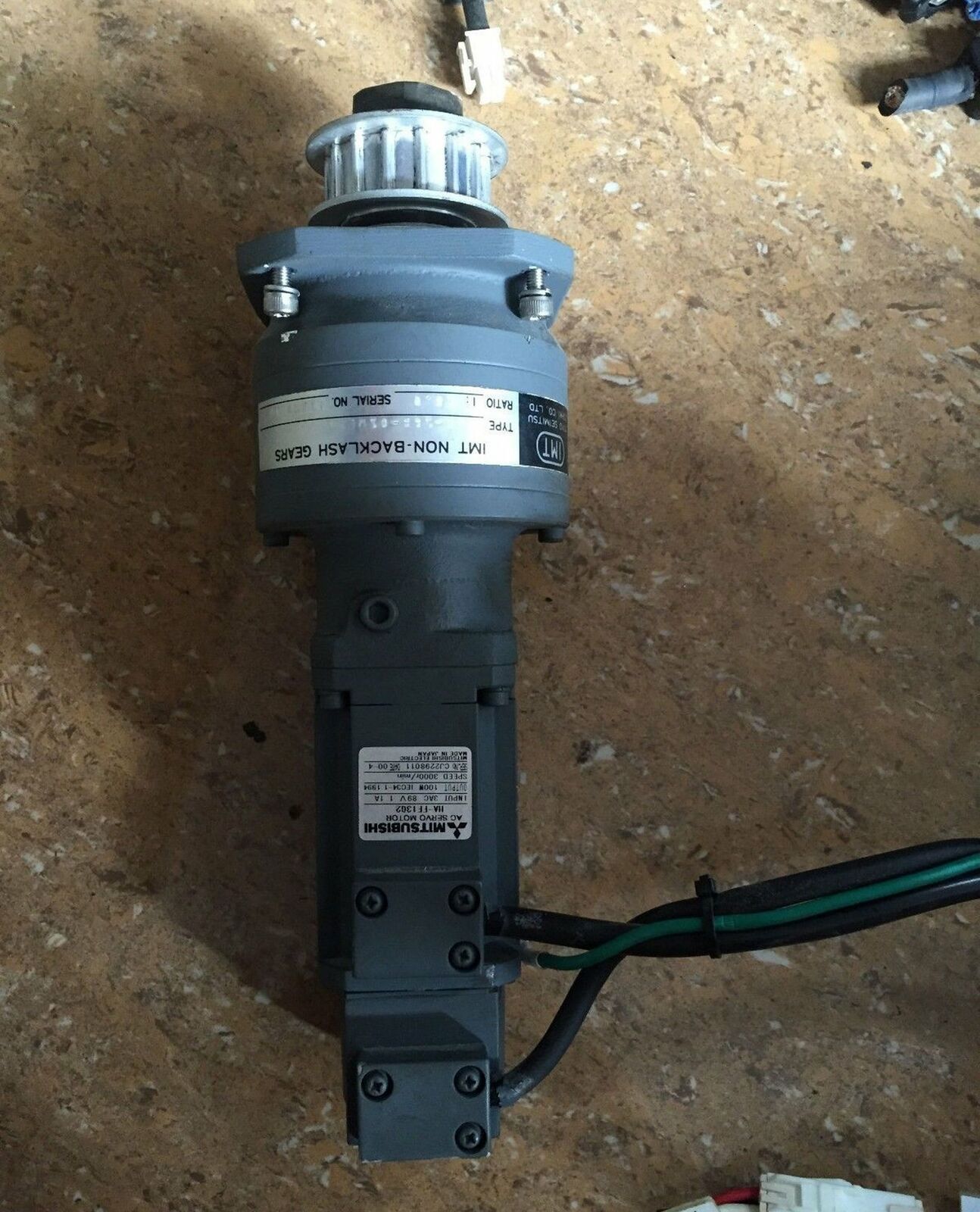 Mitsubishi servo motor HA-FF13G2 – Condition: Tested – Used - MITSUBISHI
