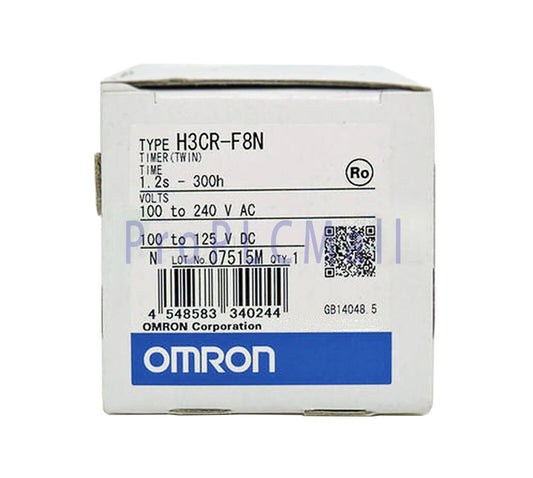 Omron H3CR-F8N Time Delay Relay 1.2S -30H 100-240vac 50/60Hz 8Pin 1PCS