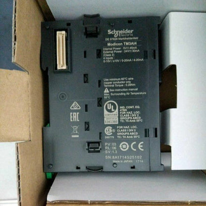 new 1PC Schneider TM3AI4 PLC In Box ping - SCHNEIDER