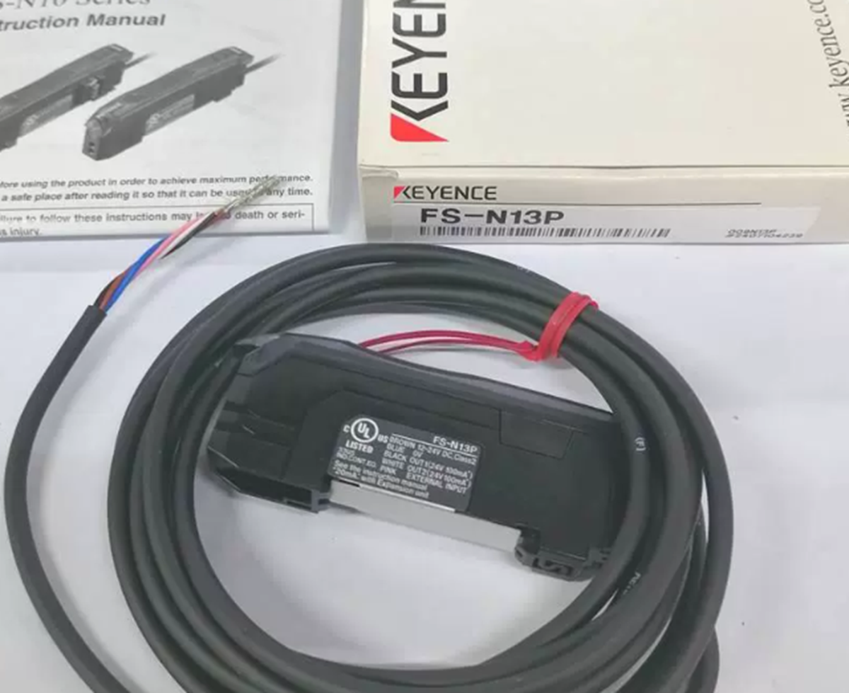 KEYENCE FS-N13P Fiber Optic Sensor Amplifier | Precision Optical Amplifier with 13dB Amplification - KEYENCE