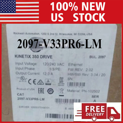 Sealed AB 2097-V33PR6-LM Servo Drive - KINETIX