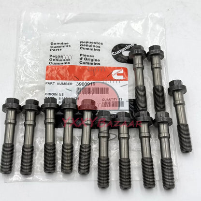12PCS Connecting Rod Bolts 3900919 Fit For Cummins Dodge 5.9L 1989-2002