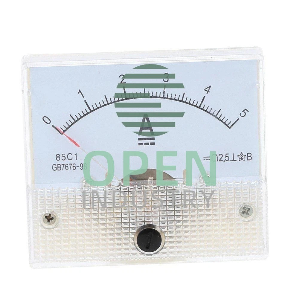 1PCS 85C1-A 85C1 5A Analog Panel AMP Current Meter Ammeter Gauge Tester