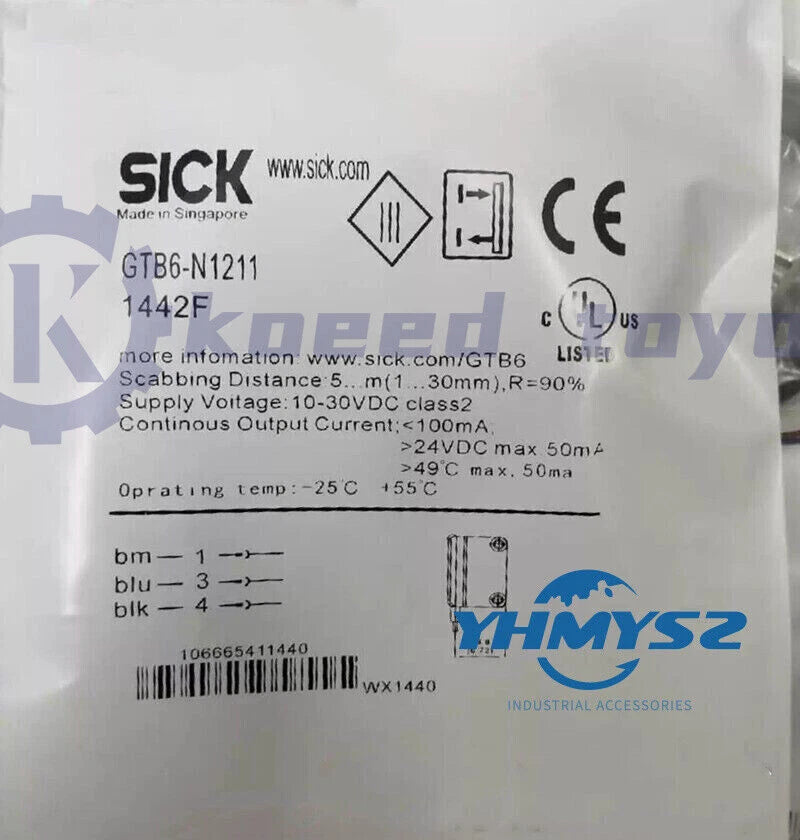 1Pcs SICK GTB6-N1211 photoelectric sensor GTB6N1211