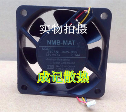 1pcs NMB 2408NL-04W-B59-T19 12V 0.14A Projector TV Fan