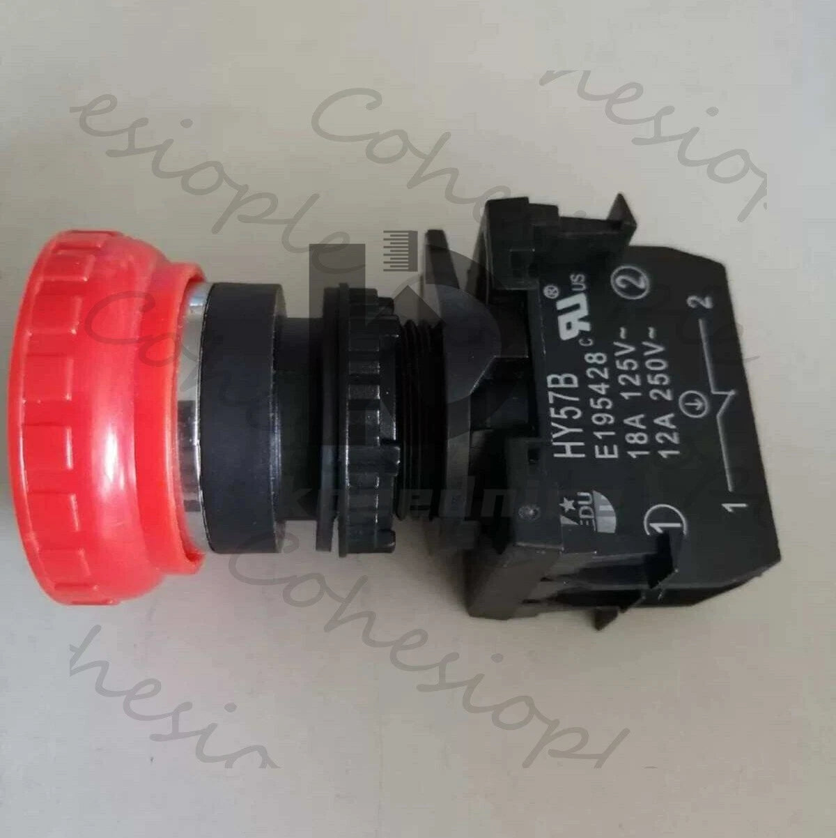 1PCS KEDU HY57B Emergency Stop Push Button Switch