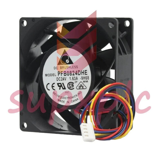 1PC Delta PFB0824DHE DC 24V 1.63A 8cm 8038 80x80x38mm 4-pin PWM Cooling Fan