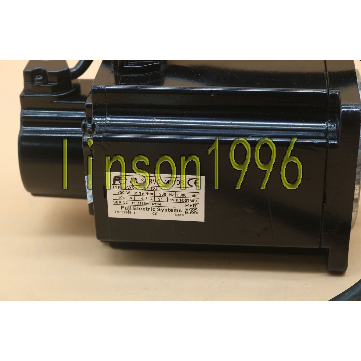 Used GYS751DC2-T2A Servo Motor - FUJI