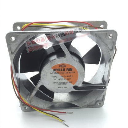 TOYO STD12C9H 12CM 12038 48V 0.22A aluminum frame inverter cooling fan