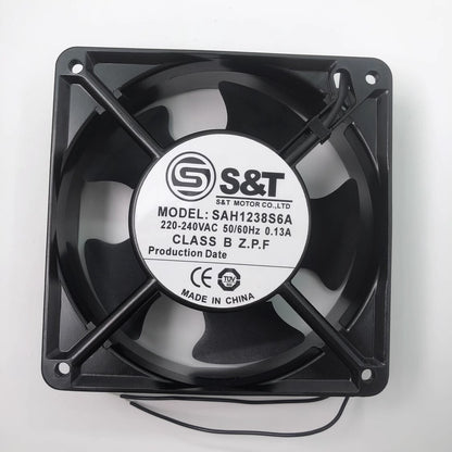 S&T SAH1238S6A 12038 AC220V-240V 0.13A 12CM Large Airflow Cooling Fan