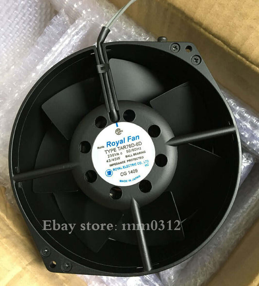 new 1PC  ROYAL TAR76D-6D FAN 230V 43/40W full metal fan
