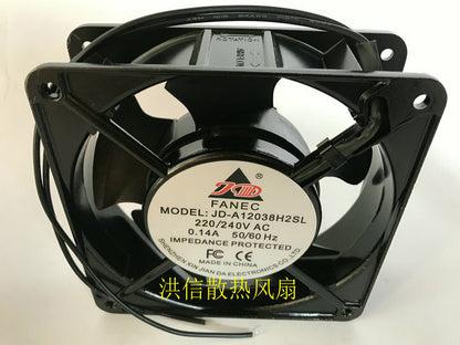1pcs FANEC JD-A12038H2SL 220V 0.14A 12038 cabinet cooling fan