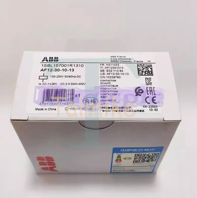 1pcs ABB AF12-30-10-13 100-250V50/60Hz contactor 1SBL157001R1310
