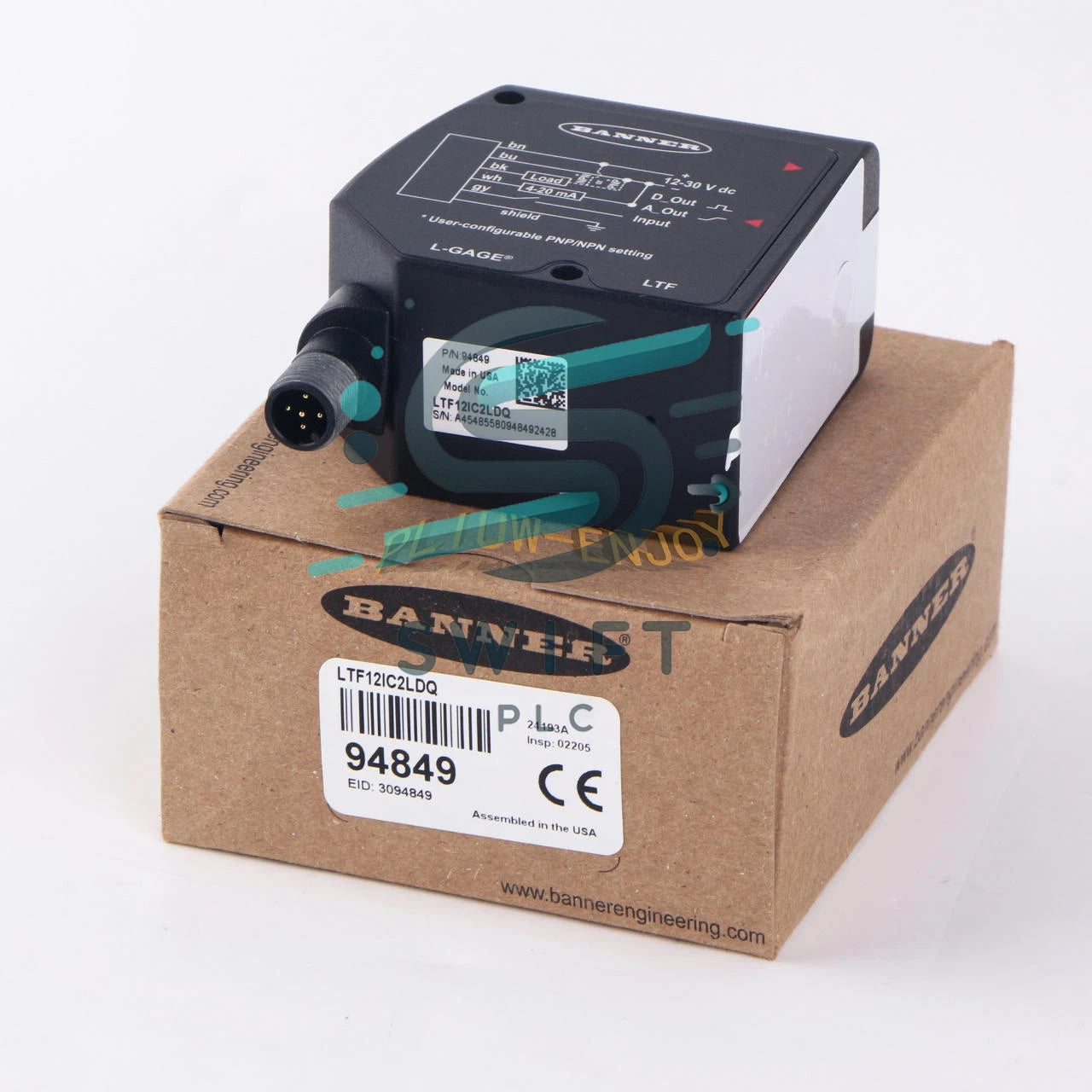 1PC LTF12IC2LDQ Laser displacement sensor