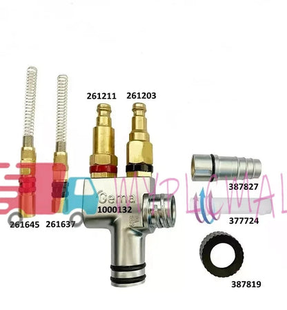 2PCS 391530 Optiflow IG02 Powder Injector Replacement Powder Coating Gun Spare