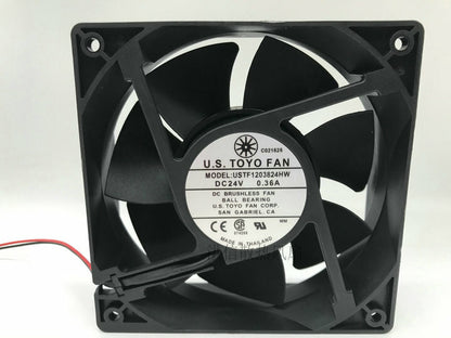 1pcs  TOYO FAN USTF1203824HW 24V 0.36A 12CM industrial computer inverter fan