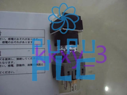 1Pcs AH164-SL5W11E3 square self-locking button~