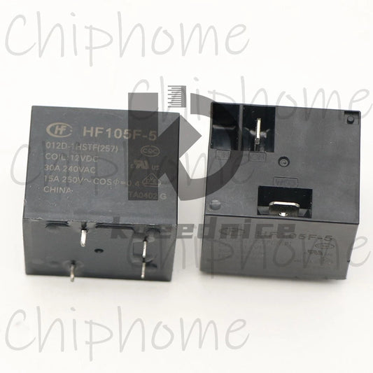 1PC Hongfa HF105F-5-012D-1HSTF 12VDC Power Relay 30A 240VAC 4Pins