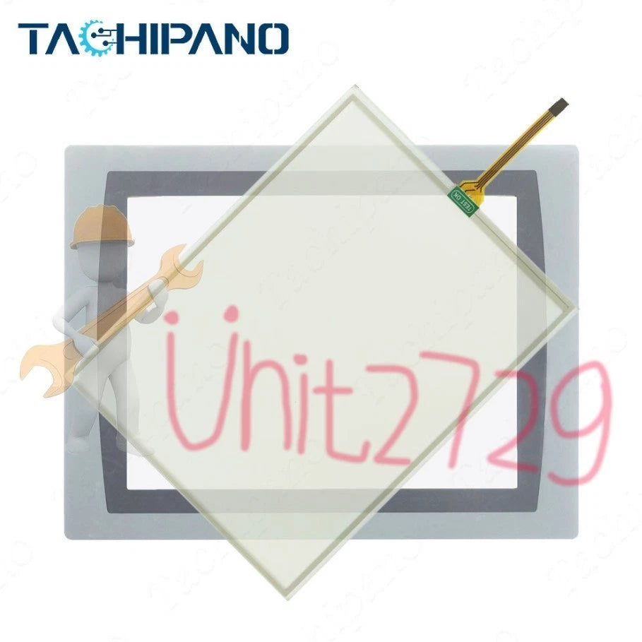 1SET Touch Screen Panel for 2711P-T10C21D8S with Overlay Film 2711P-T10C21D8S