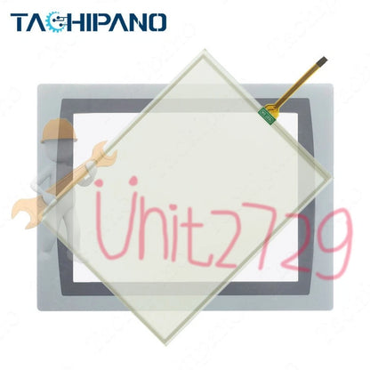 1SET Touch Screen Panel for 2711P-T10C21D8S with Overlay Film 2711P-T10C21D8S
