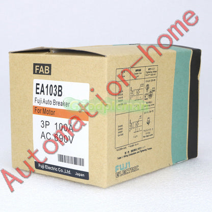 Fuji EA103B 3P 100A Circuit breaker 1Pcs/