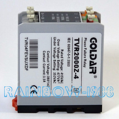 new Anti harmonic 3-phase power supply protector phase sequence relay TVR2000Z-4 - UNKNOWN VENDOR