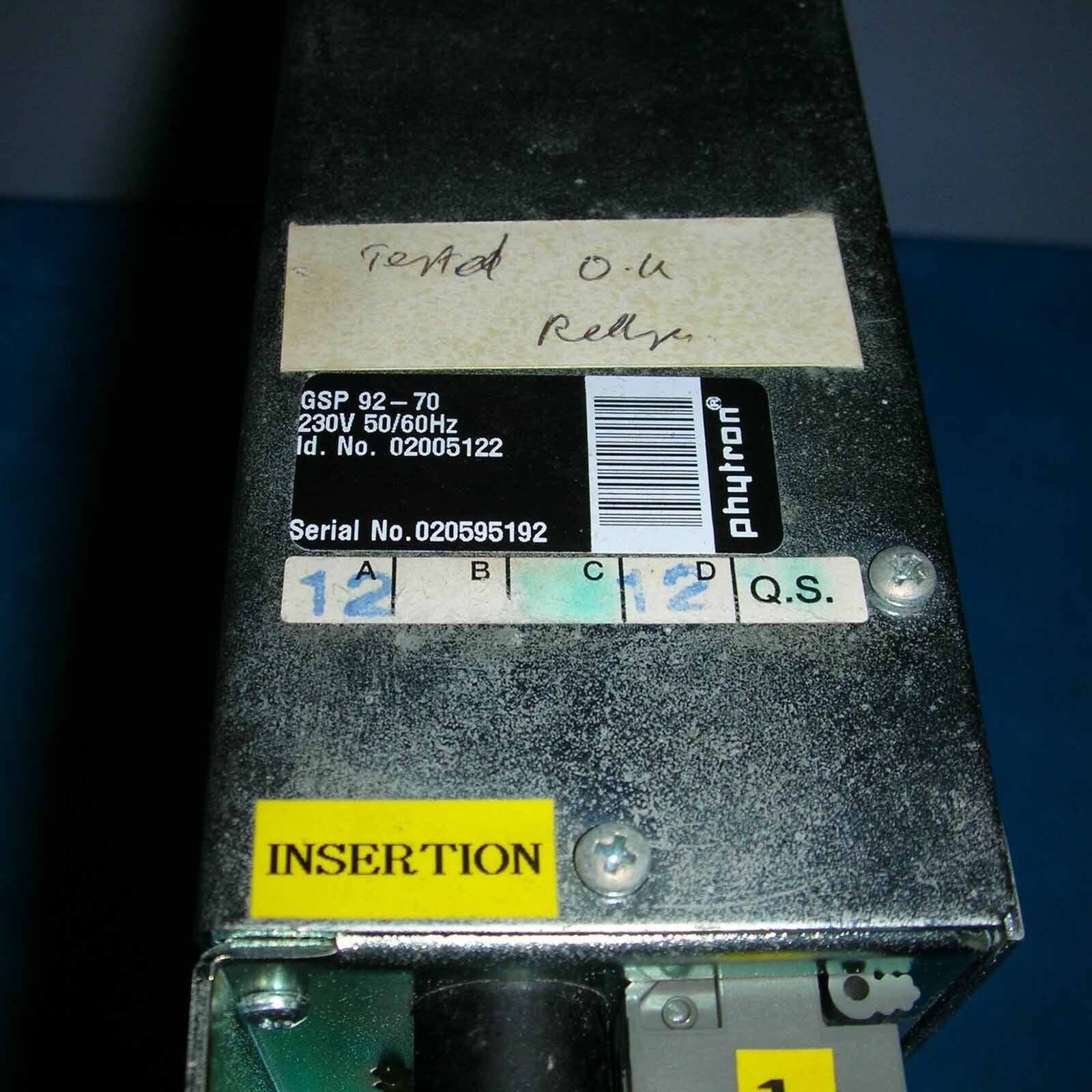Used PHYTRON GSP92-70 Drive – Quality Components - PHYTRON