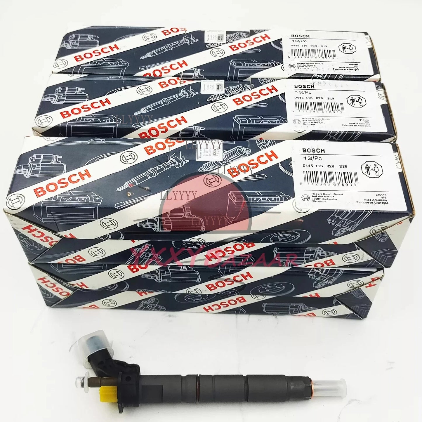 6X Bosch Fuel Injector 0445115064 For Mercedes A6420701287 Sprinter 098643 OM642