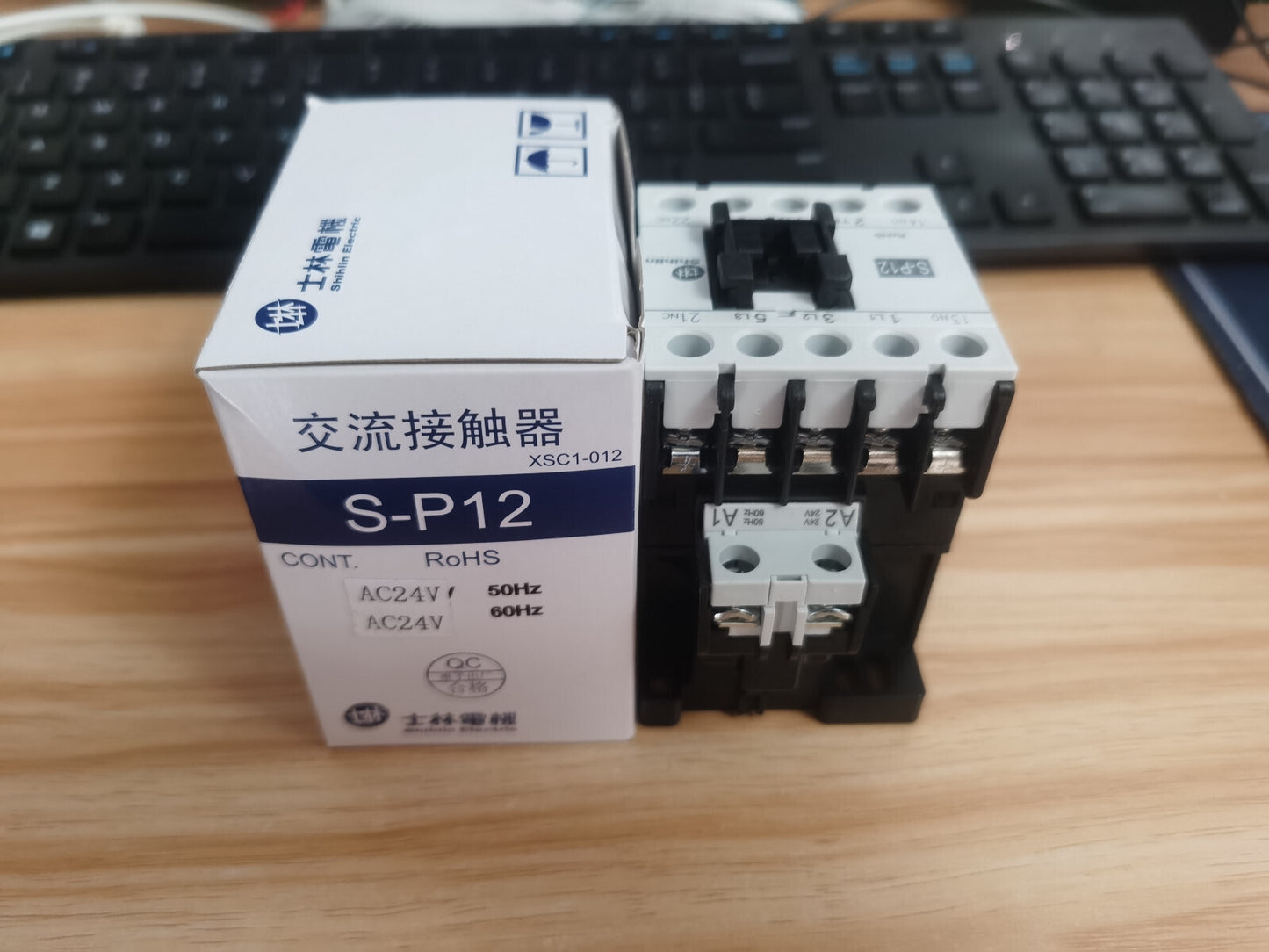 Shihlin S-P12 SP12 XSC1-012 AC Contactor 1NO+1NC