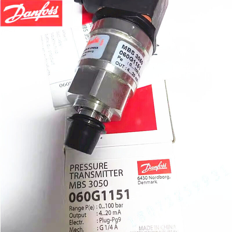 new 1pcs Danfoss Pressure Transmitter Sensor MBS3050 060G1151 0-100bar Danfoss