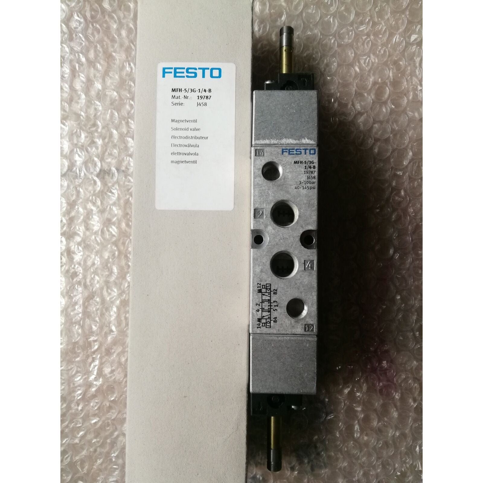 FESTO MFH-5/3G-1/4-B solenoid valve - FESTO