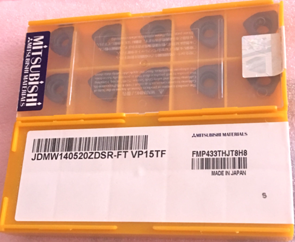 10PCS Mitsuboshi JDMW140520ZDSR-FT VP15TF Carbide Inserts - MITSUBISHI