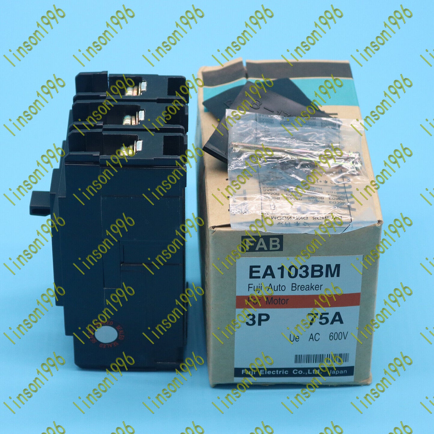 New FUJI EA103BM 75A 3P Circuit Breaker - FUJI