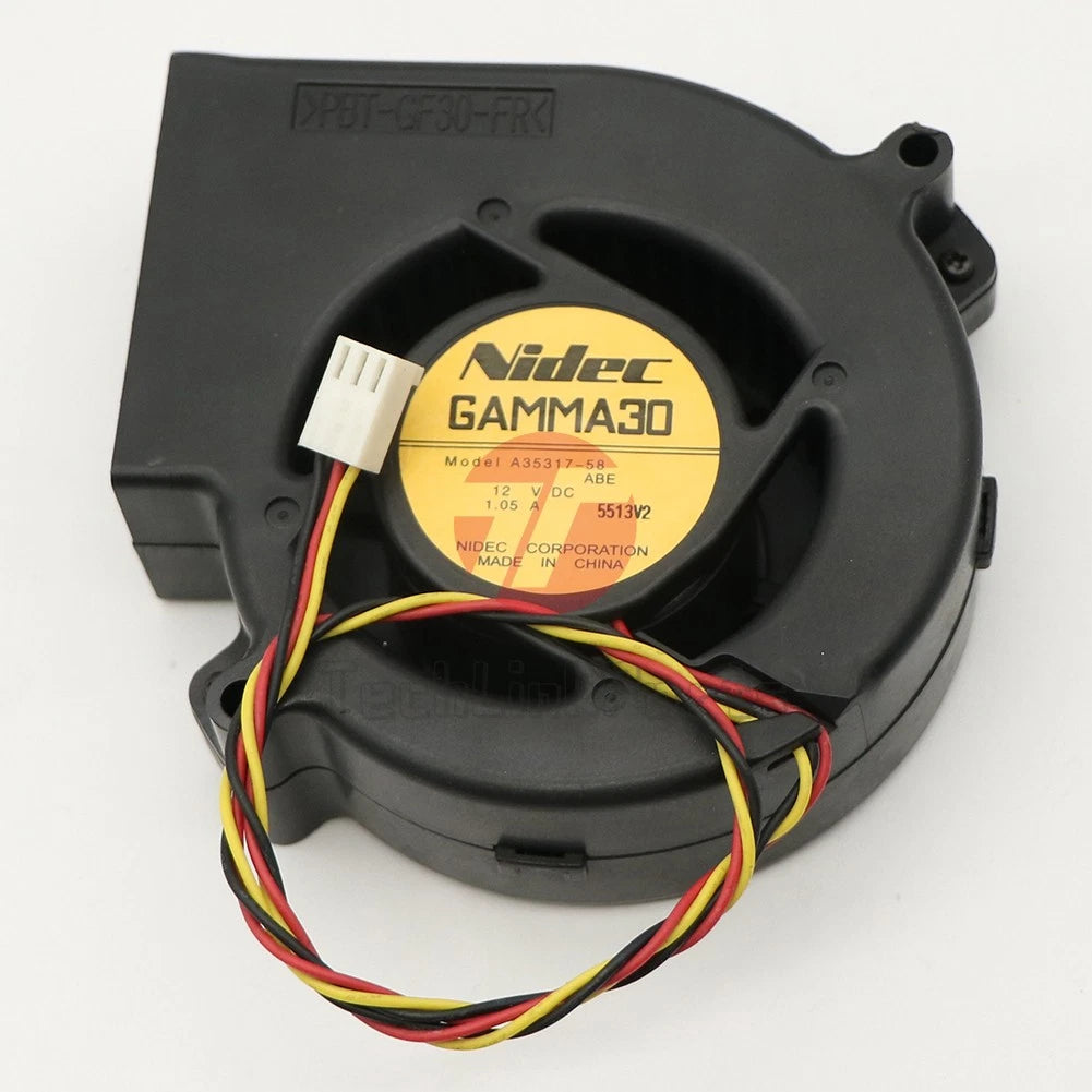 1PCS Window NIDEC GAMMA30 A35317-58 FAN-0066 12V 1.05A 3-Pin
