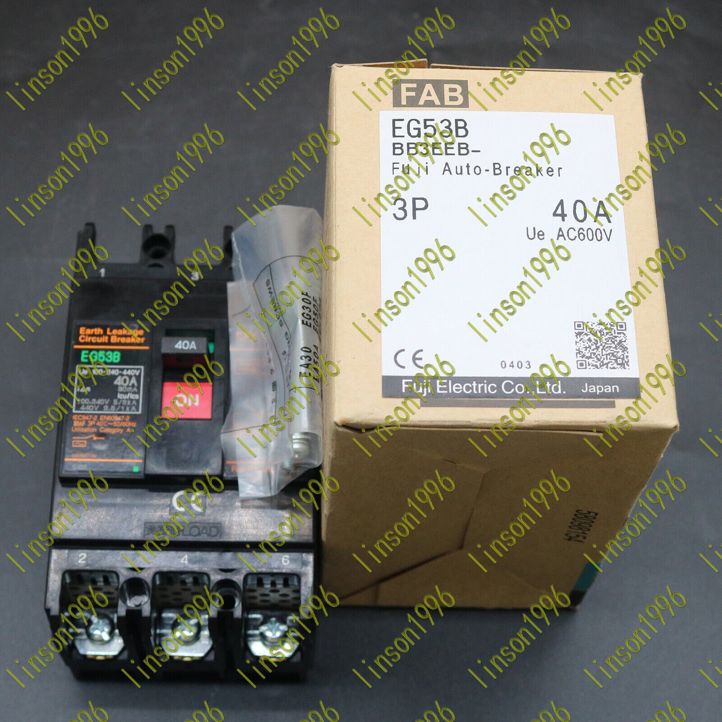 new One FUJI EG53B 40A 3P Auto-Breaker - FUJI
