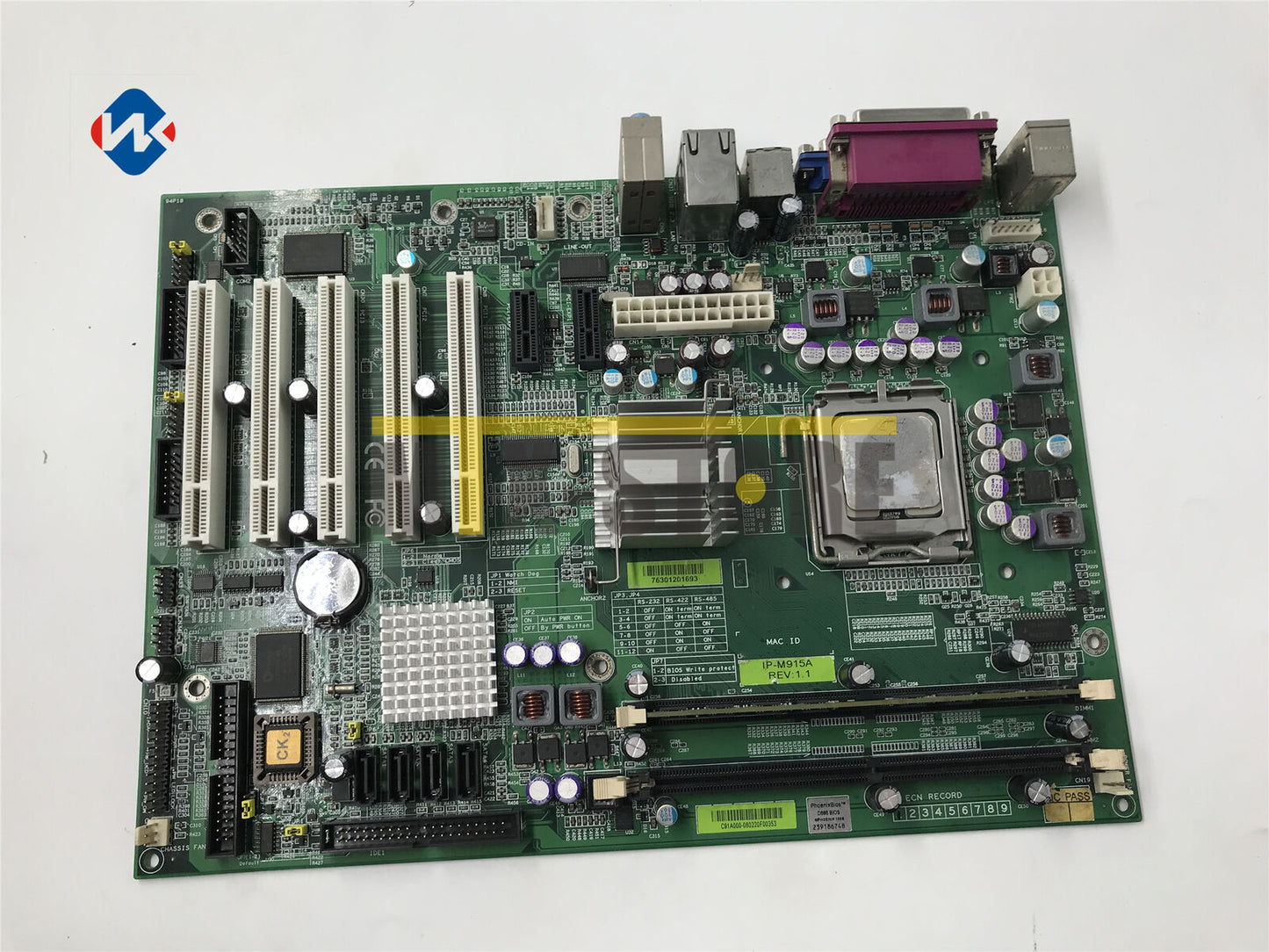 used 1pcs Tested Industrial Motherboard IP-M915A Fast Ship - INDUSTRIAL MOTHERBOARD CO., LTD.