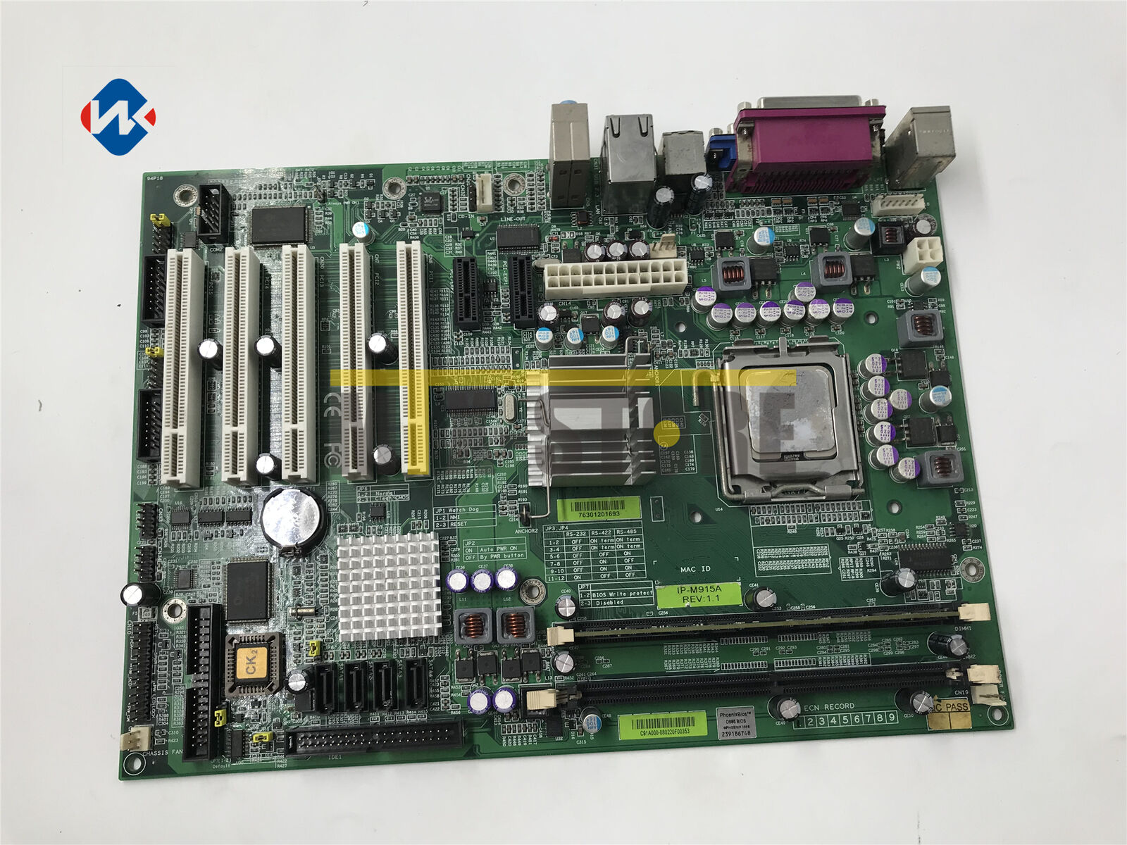 used 1pcs Tested Industrial Motherboard IP-M915A Fast Ship - INDUSTRIAL MOTHERBOARD CO., LTD.