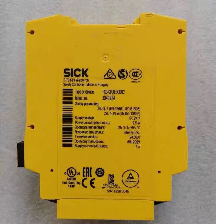 1PC SICK FX3-CPU Module Safety Main Module - SICK