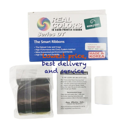 For Datacard SP35 SP55 SP75 SD260 SD360 500 Prints 534000-003 Color YMCKT Ribbon