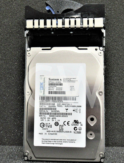 new ONE  IBM 44W2244 44W2245 600G 15K SAS 3.5" Hard Drive