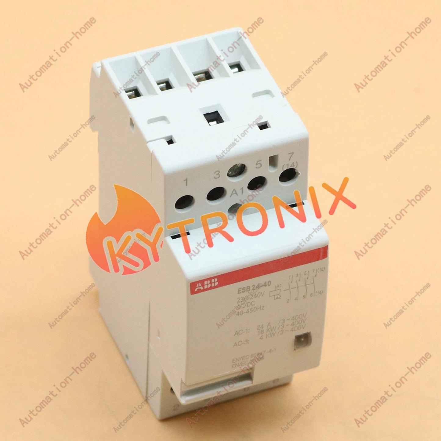 one ABB ESB24-40 230-240V 24A Building Type Contactor Quality assurance