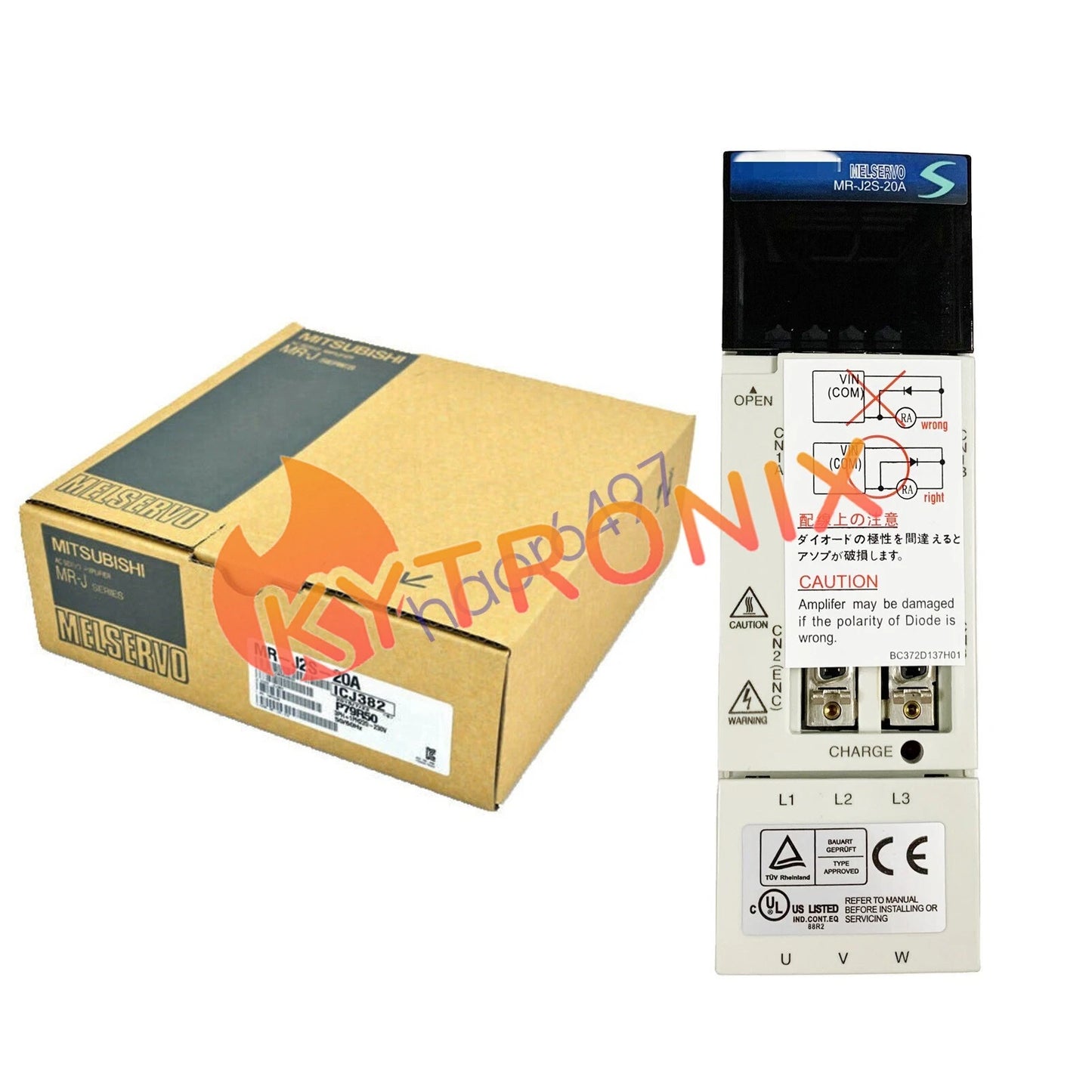 1PC Mitsubishi MR-J2S-20A Servo Driver