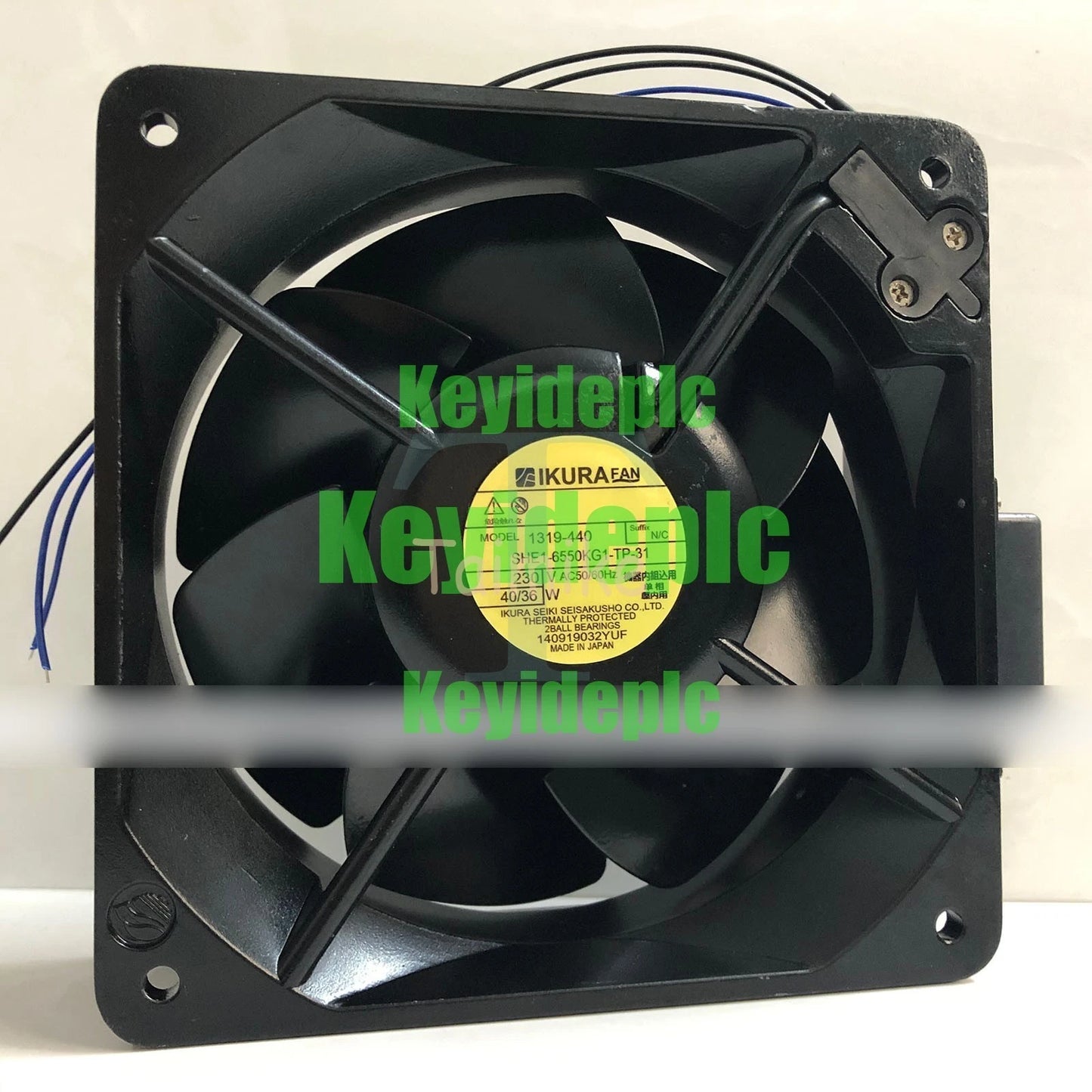 IKURA 1319-440 SHE1-6550KG1-TP-31 high temperature fan with sensor
